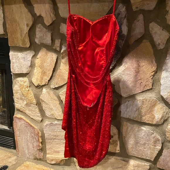 Precious Formals Sequined Dance / Party Dress - Picture 2 of 8